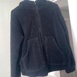 Fabletics Black Sherpa Women’s Coat